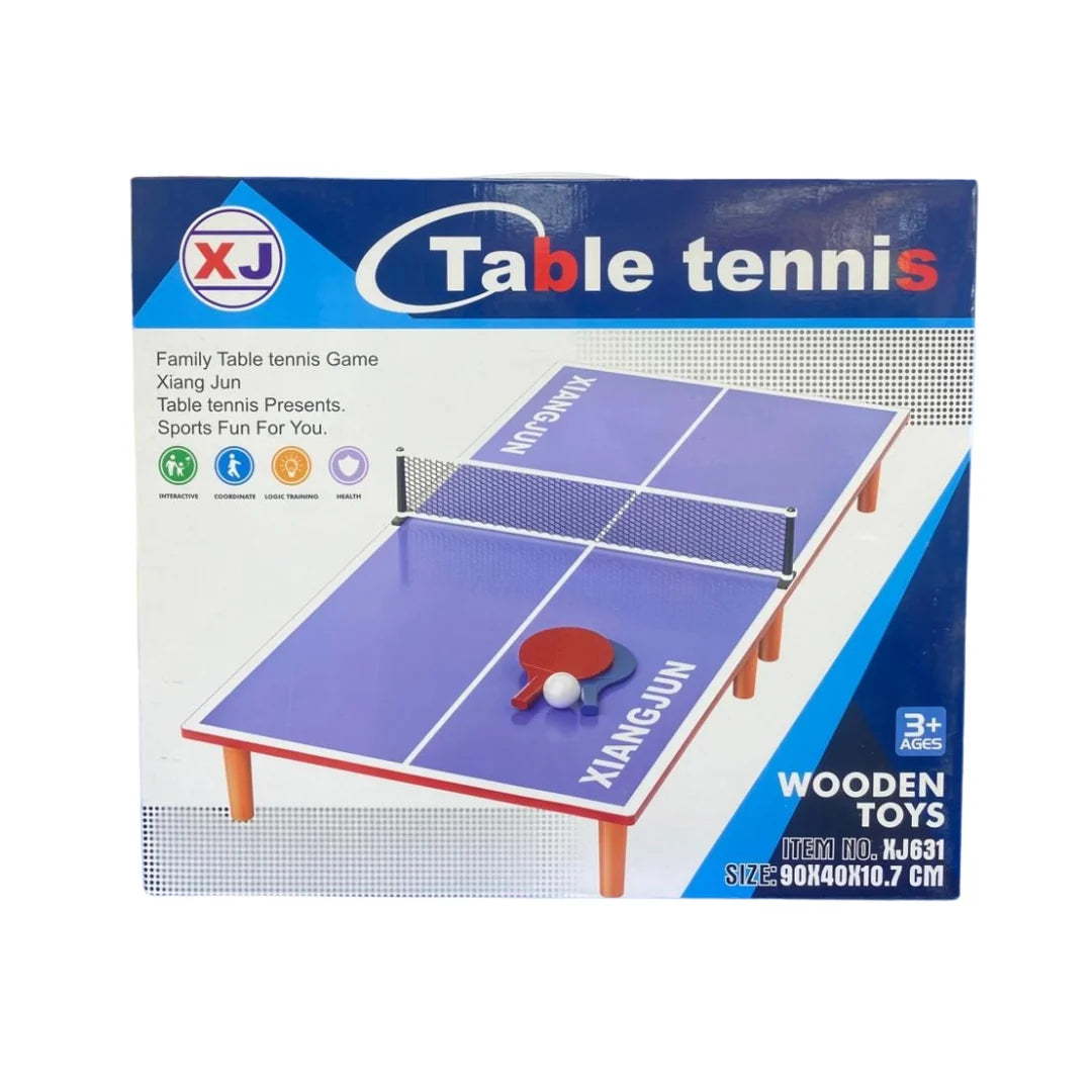 Table Tennis Set – Table, Net, 2 Rackets & Ball