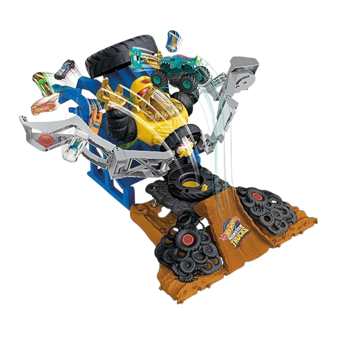 Hot Wheels Monster Trucks Bone Shaker Ultimate Crush Yard HNB96
