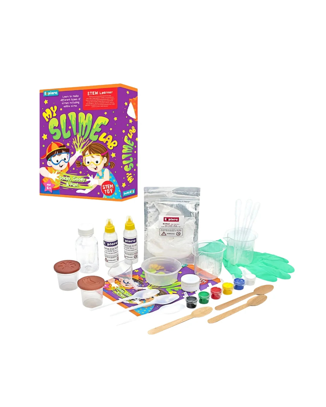 Eksploe My Slime Lab 13015 – DIY STEM Slime Making Kit for Kids