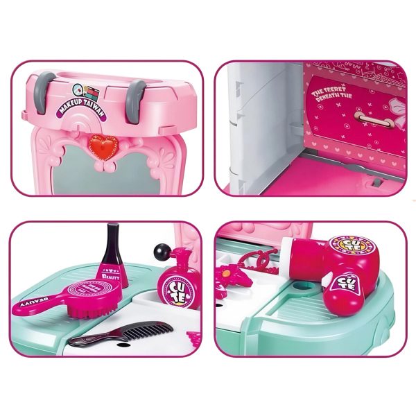 Dresser Makeup Station Toy for Girls – Light & Music