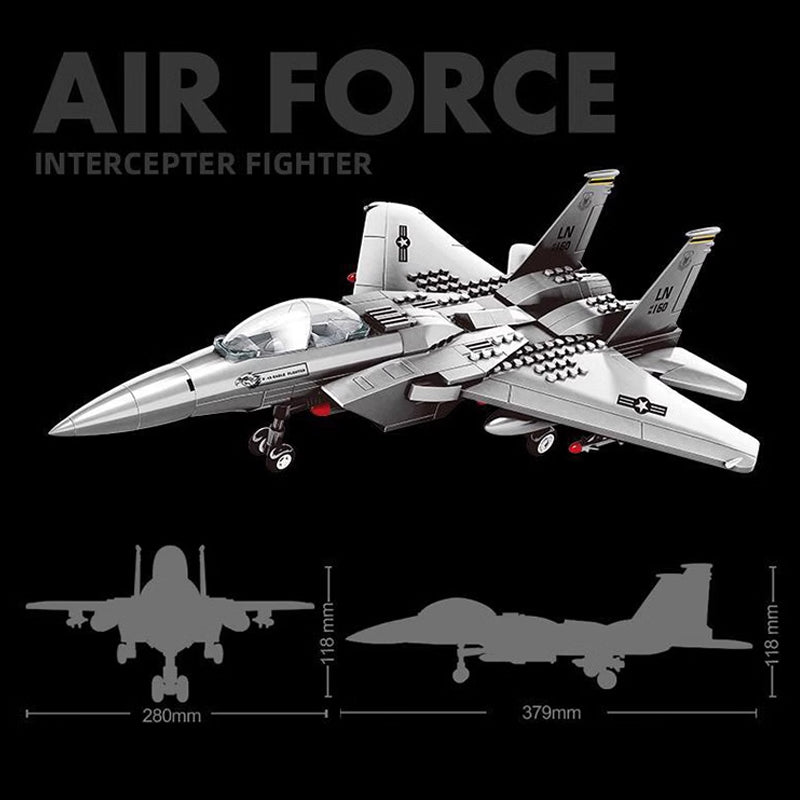 F-15 Eagle Fighter – 270 Pieces