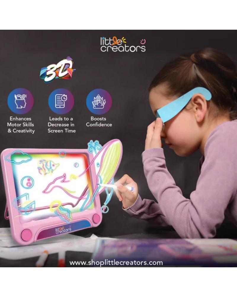 Little Creators 3D Magic Drawing Board – Kids 3D Art & Drawing Set