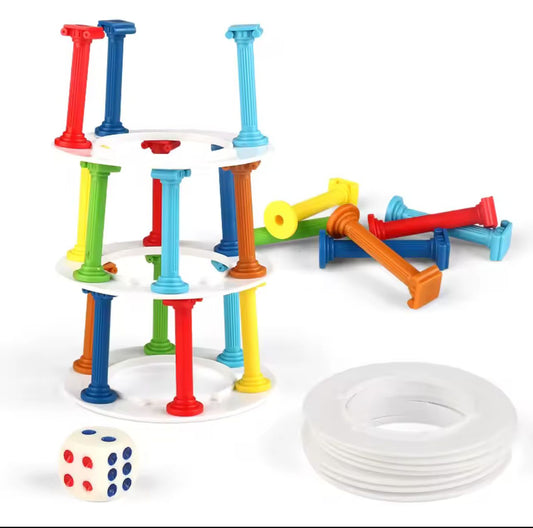 Funny Balance Tower Collapse Game