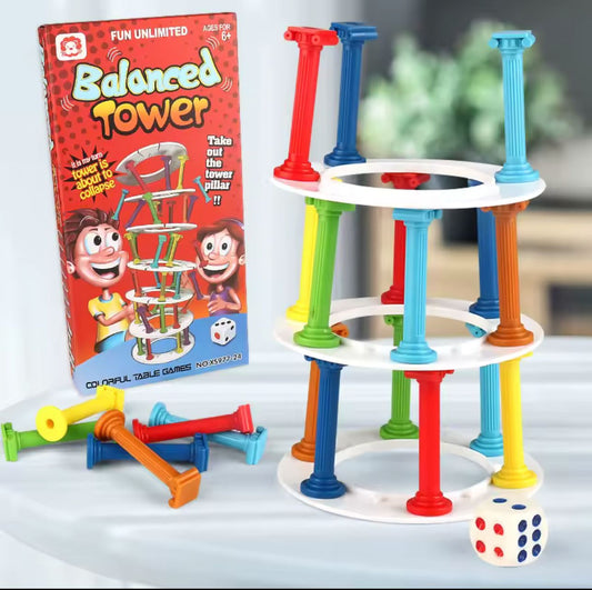 Funny Balance Tower Collapse Game