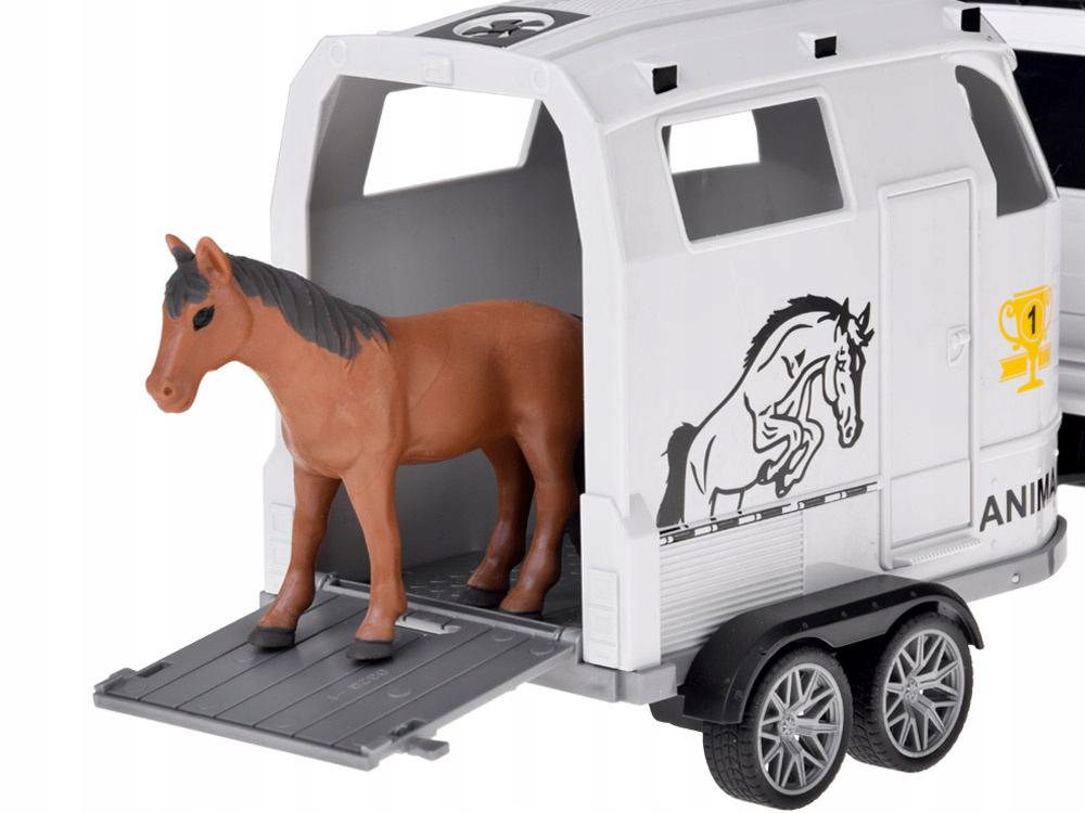 Off-road vehicle with an opening trailer + HORSE