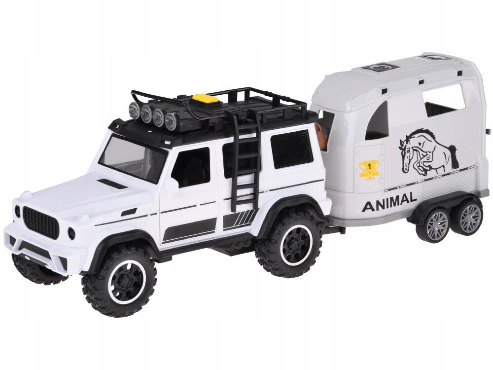 Off-road vehicle with an opening trailer + HORSE