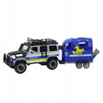 WOOPIE Off-road Police Car Set with Horse Trailer