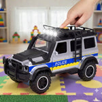 WOOPIE Off-road Police Car Set with Horse Trailer