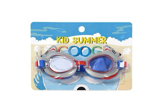 Silicon Adorable Red Shark Swimming Goggles