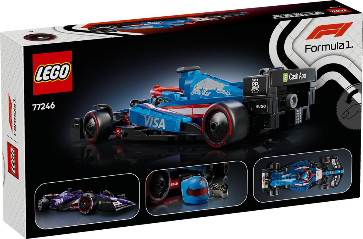 LEGO Speed Champions Visa Cash App RB VCARB 01 F1 Race Car 77246 – 248 Pieces