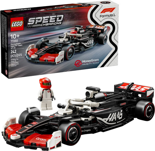 Lego Speed Champions MoneyGram Haas F1® Team VF-24 Race Car, 242 pcs