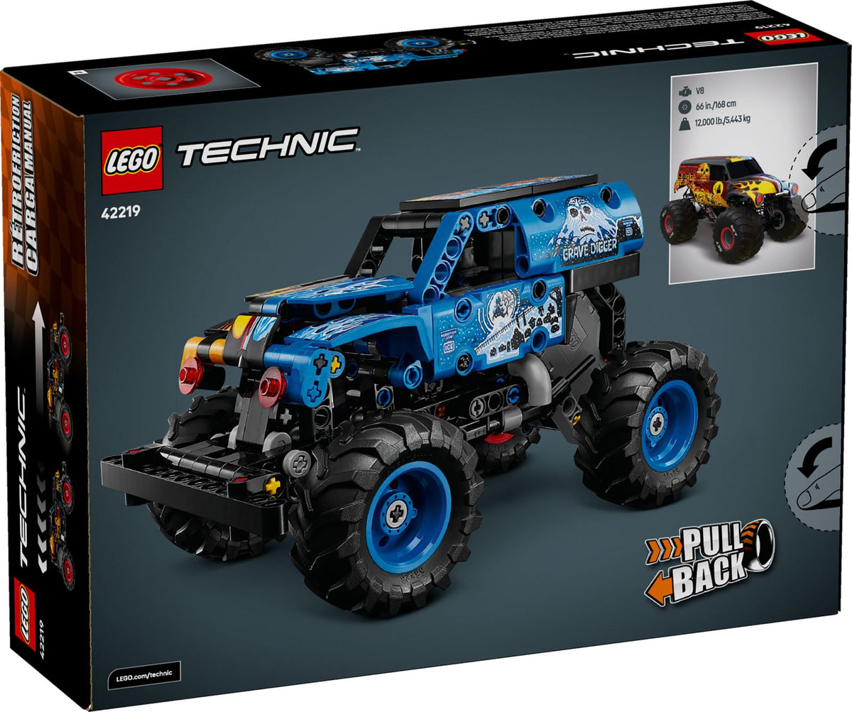 LEGO Technic Monster Jam Grave Digger Fire & Ice 42219 – 263 Pieces