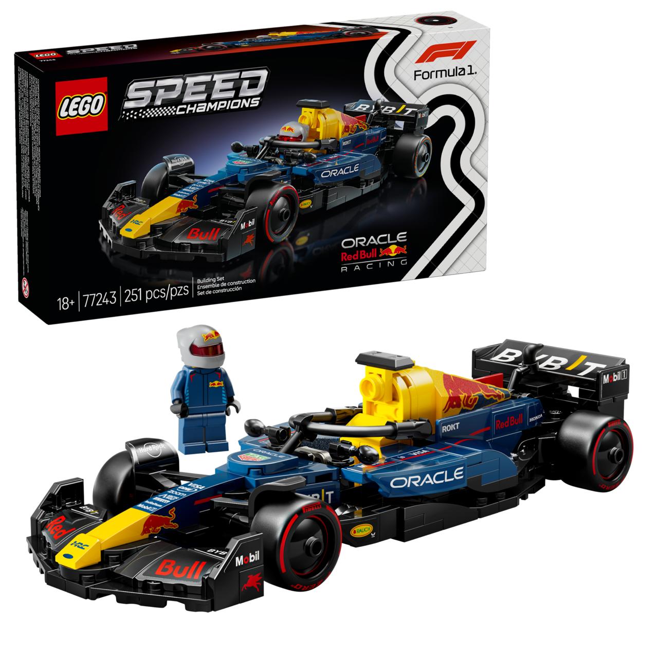 LEGO Speed Champions Oracle Red Bull Racing RB20 F1 Race Car 77243 – 251 Pieces