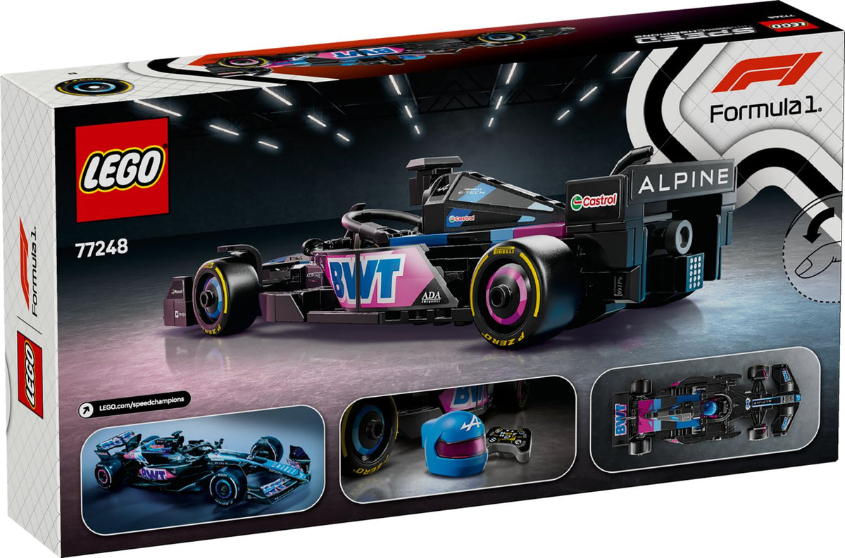 LEGO Speed Champions BWT Alpine F1 Team A524 Race Car 77248 – 258 Pieces