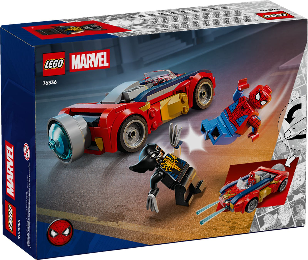 LEGO Marvel Spider-Man Car vs. Venomized Wolverine 76336 – 134 Pieces