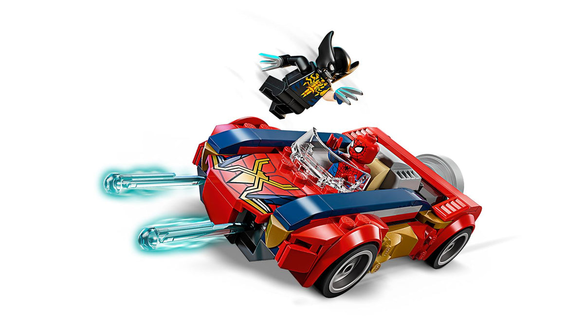 LEGO Marvel Spider-Man Car vs. Venomized Wolverine 76336 – 134 Pieces