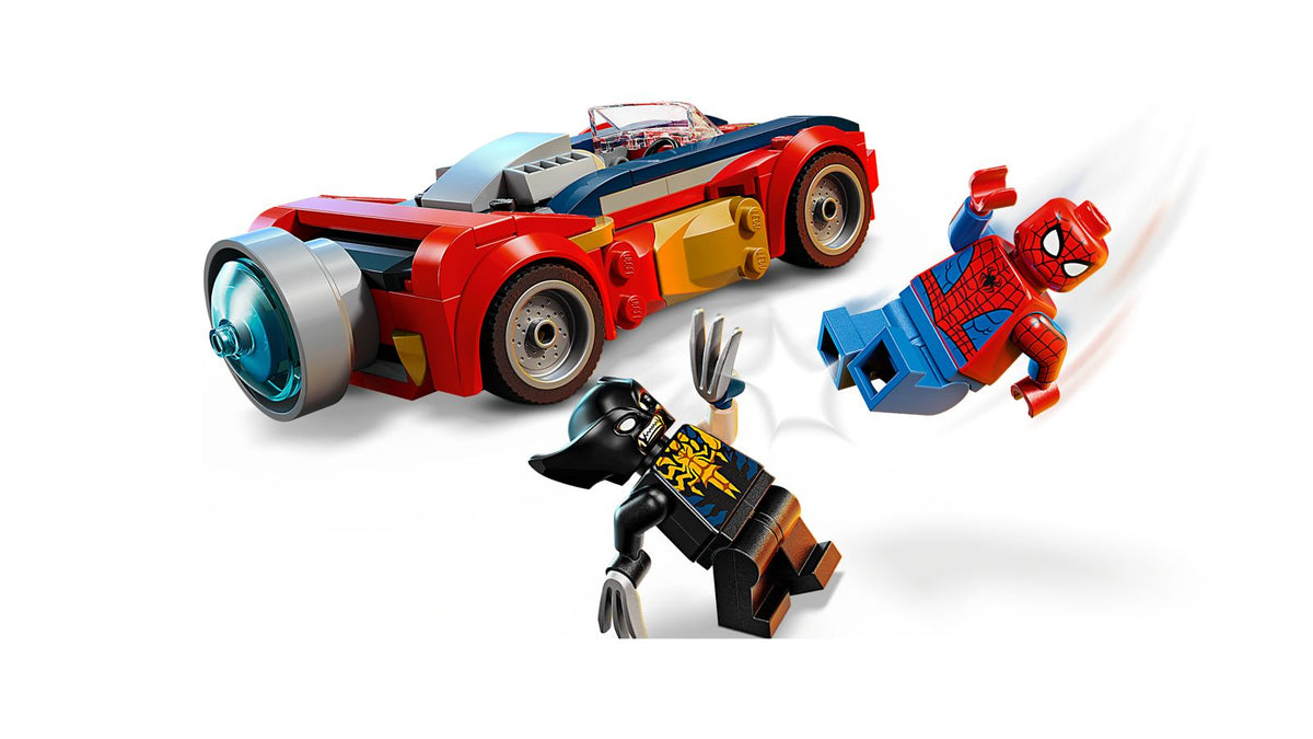 LEGO Marvel Spider-Man Car vs. Venomized Wolverine 76336 – 134 Pieces