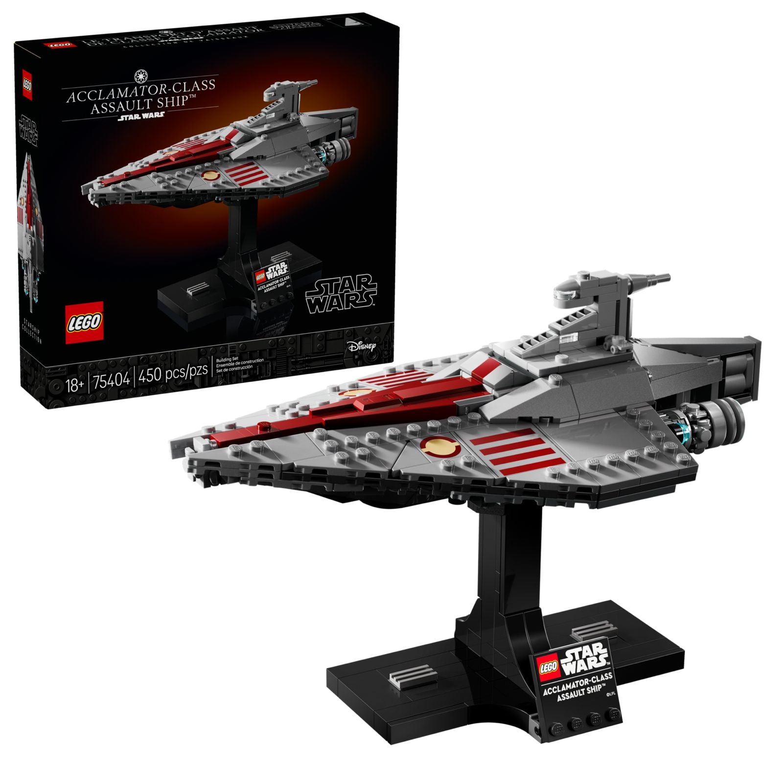 LEGO Star Wars Acclamator-Class Assault Ship 75404 – 450 Pieces