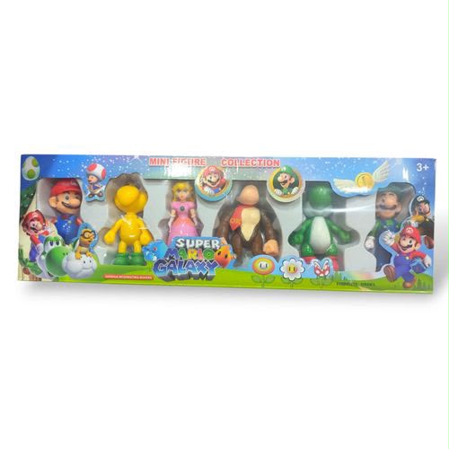 Super Mario Galaxy Mini figure collection 6pcs