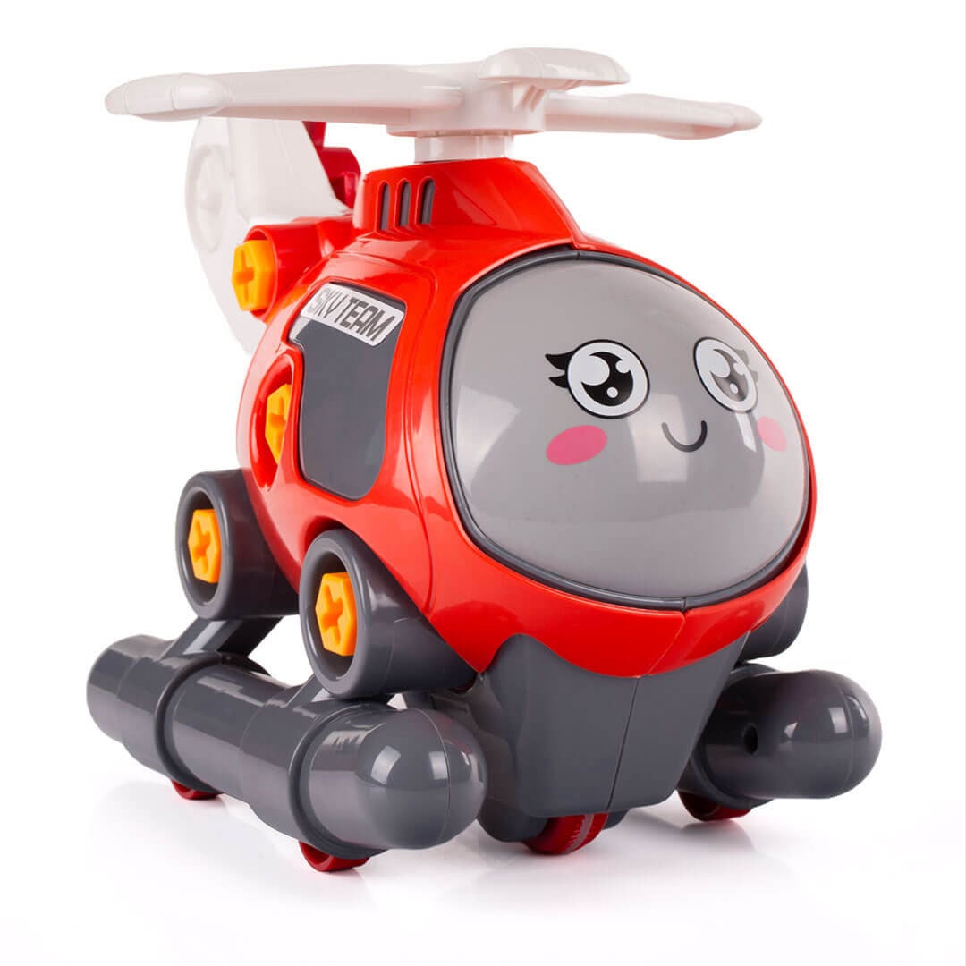 Take Apart Excavator Truck with Electric Drill – Construction Building Toy