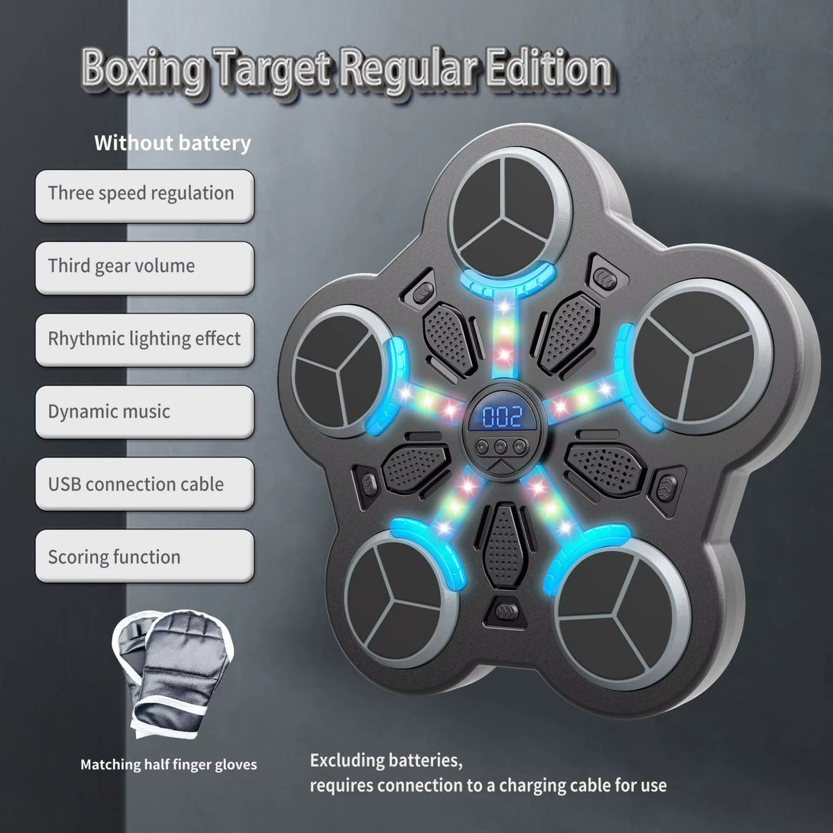 Smart Electronic Music Boxing Machine 35cm