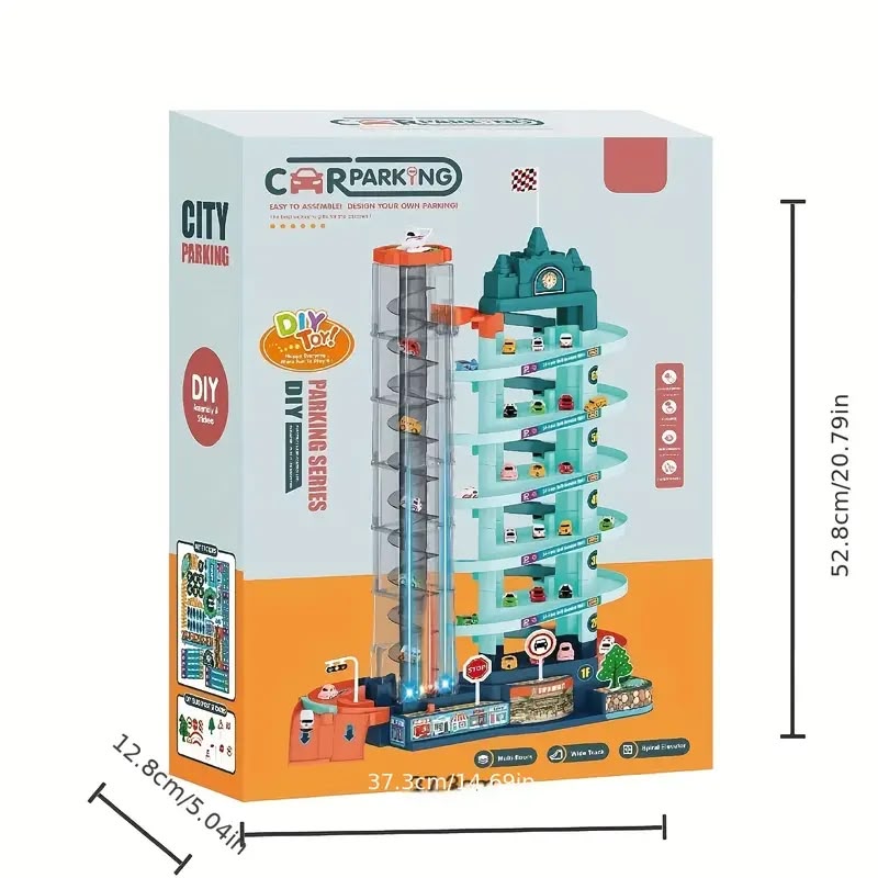 7-Level Car Parking Garage & Racing Tower