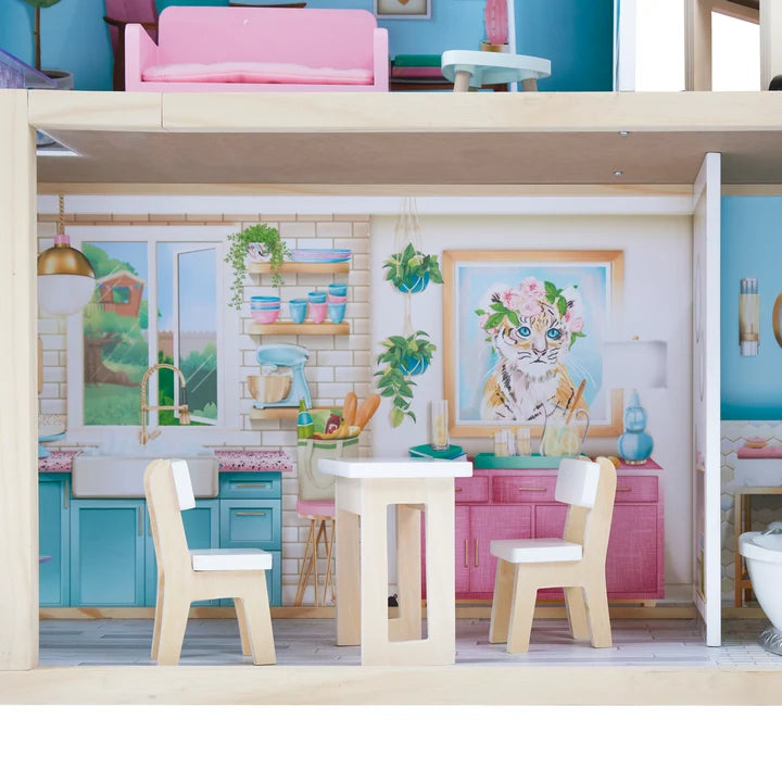 Dreamland Mansion Wooden Doll House with 3 Floors