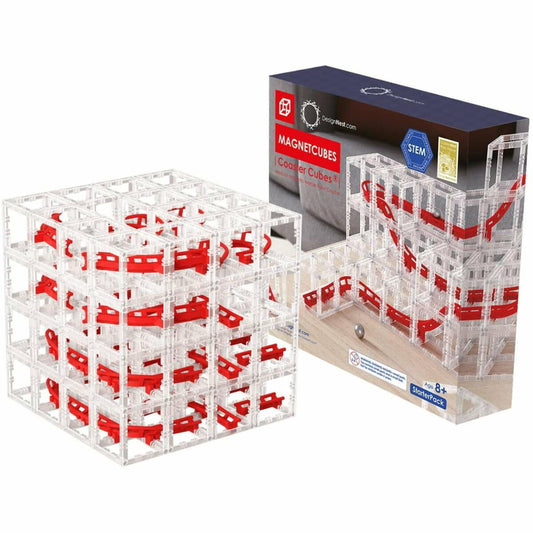 MagnetCubes Rollercoaster Marble Run DH0239 – 64 Cubes