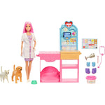 Barbie Fast Cast Veterinarian Clinic Playset JFX93 – Doll & 10+ Accessories