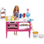 Barbie Buddy's Café Playset HJY19 – Barbie Bakery & 18 Pieces