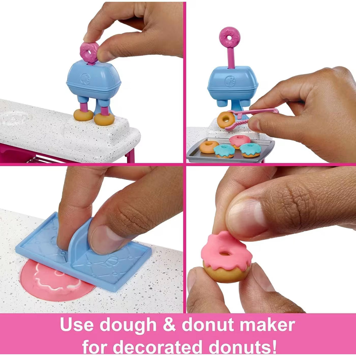 Barbie Buddy's Café Playset HJY19 – Barbie Bakery & 18 Pieces