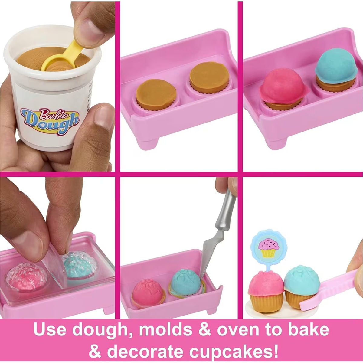 Barbie Buddy's Café Playset HJY19 – Barbie Bakery & 18 Pieces