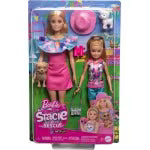 Mattel Barbie & Stacie Doll Set With 2 Pet Dogs & Accessories