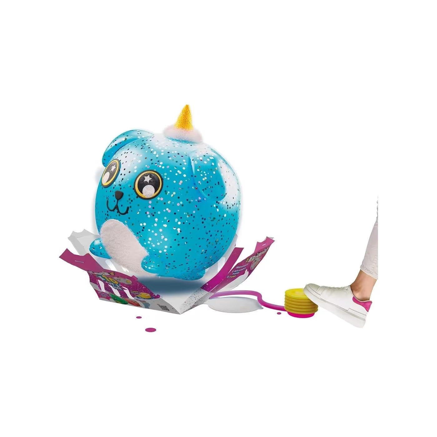 eolo Biggies XXL Fantasy - Plush Ball Blue Dog