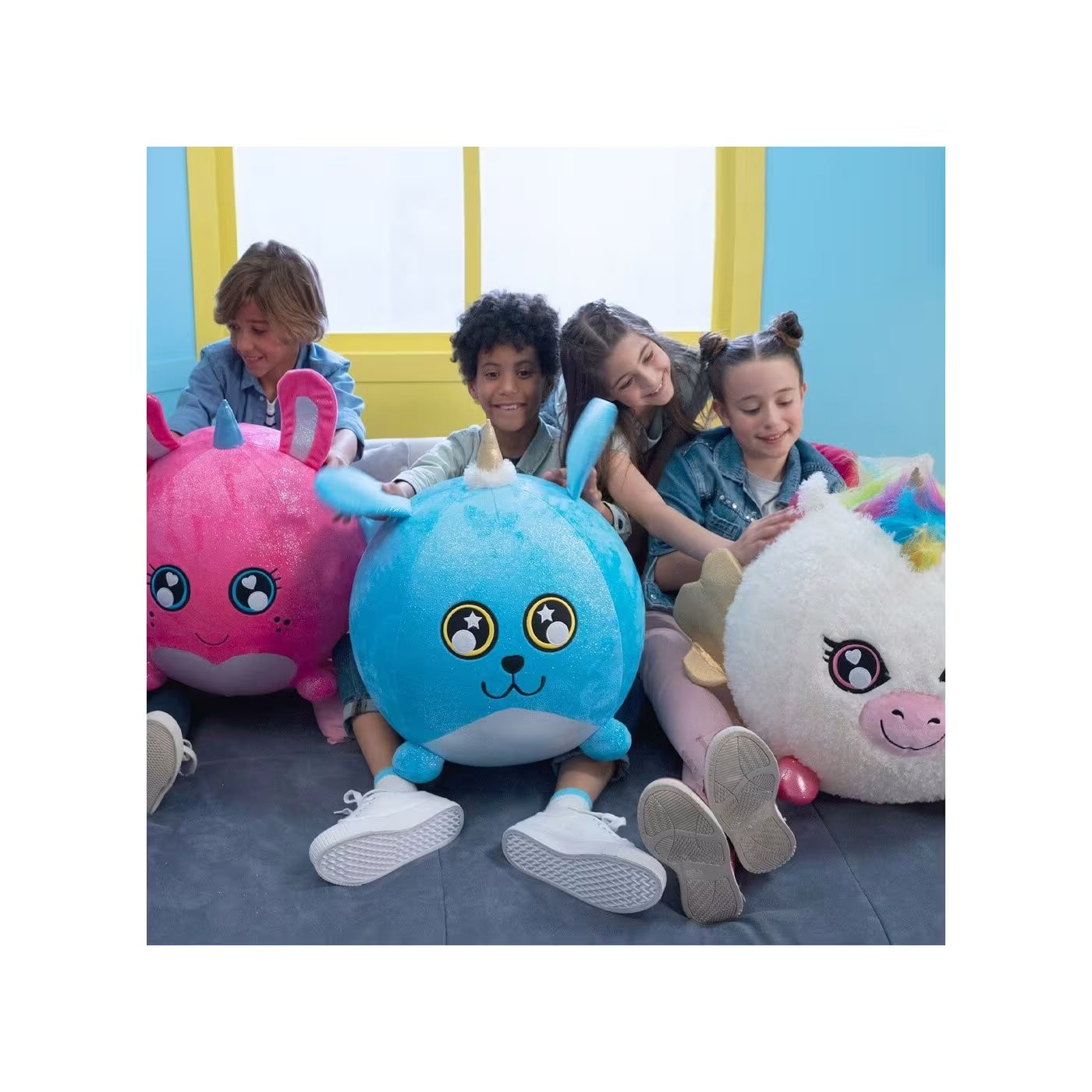 eolo Biggies XXL Fantasy - Plush Ball Blue Dog