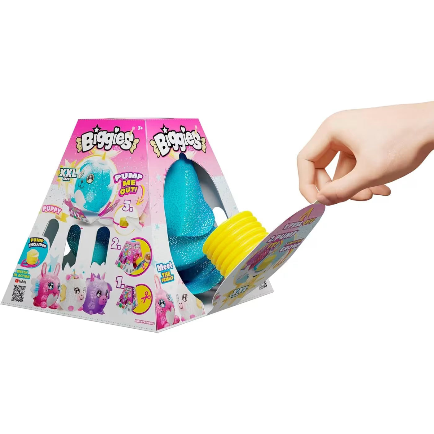 eolo Biggies XXL Fantasy - Plush Ball Blue Dog