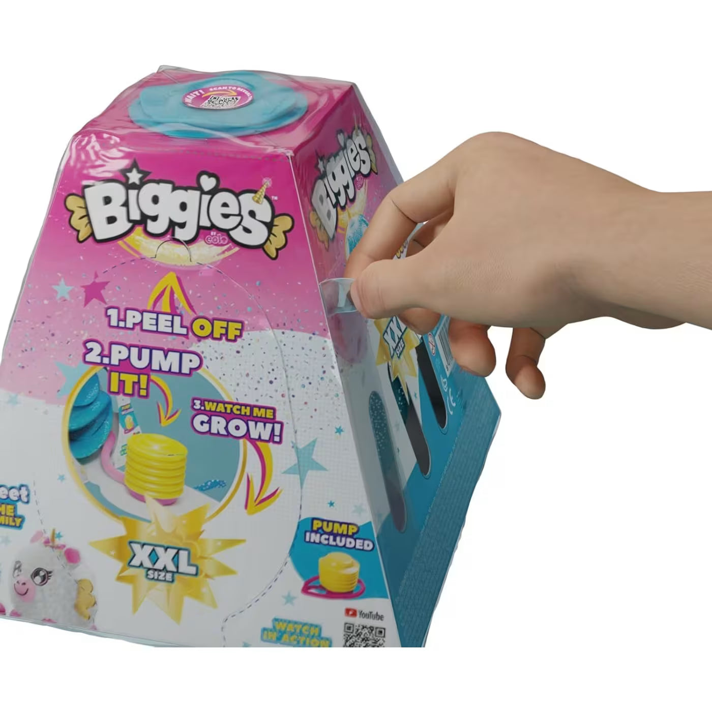 eolo Biggies XXL Fantasy - Plush Ball Blue Dog
