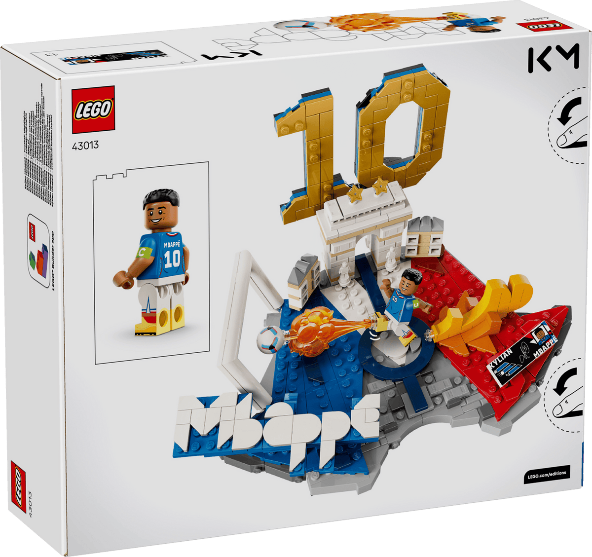 LEGO Editions Kylian Mbappé – Soccer Highlights 43013 | 490 Pieces