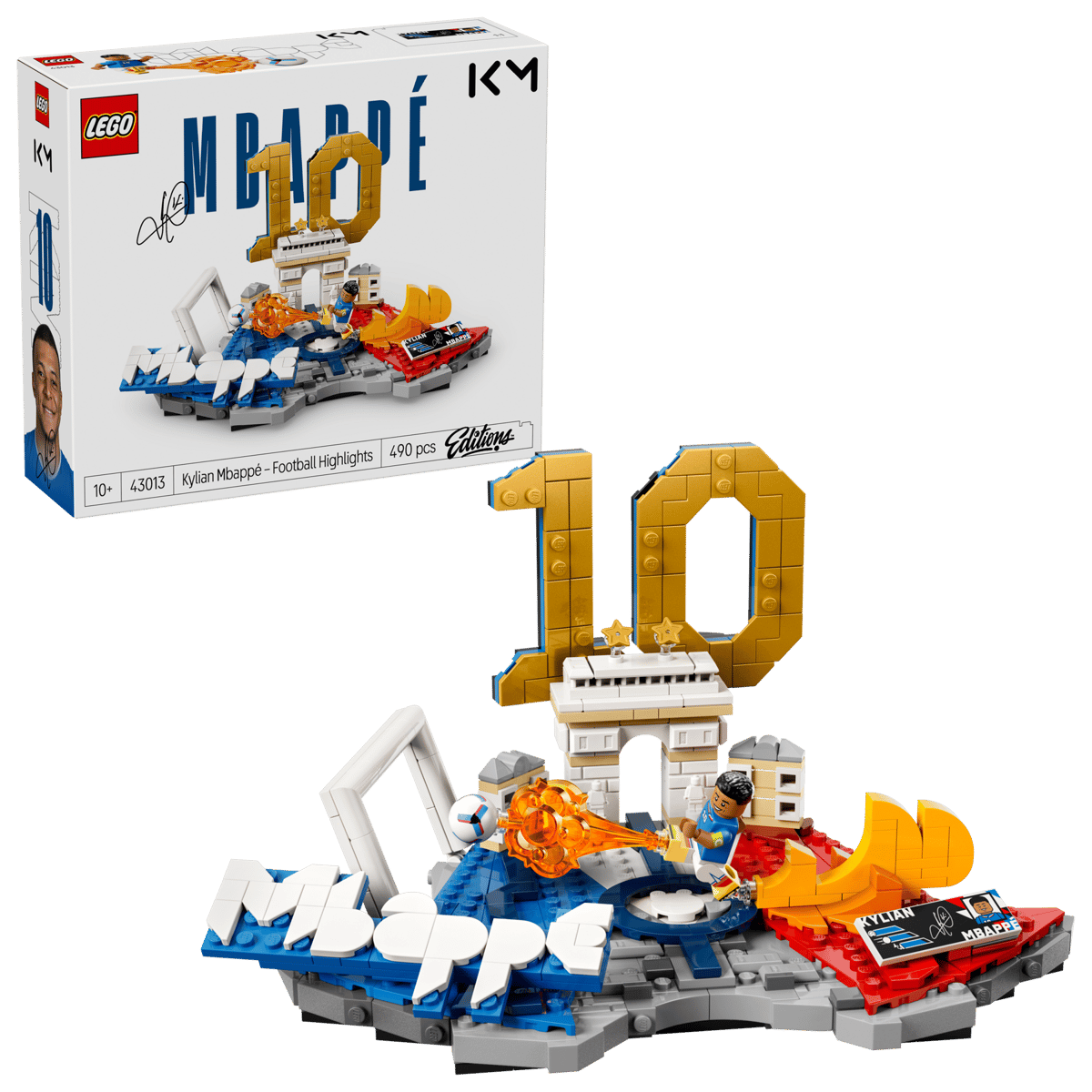 LEGO Editions Kylian Mbappé – Soccer Highlights 43013 | 490 Pieces