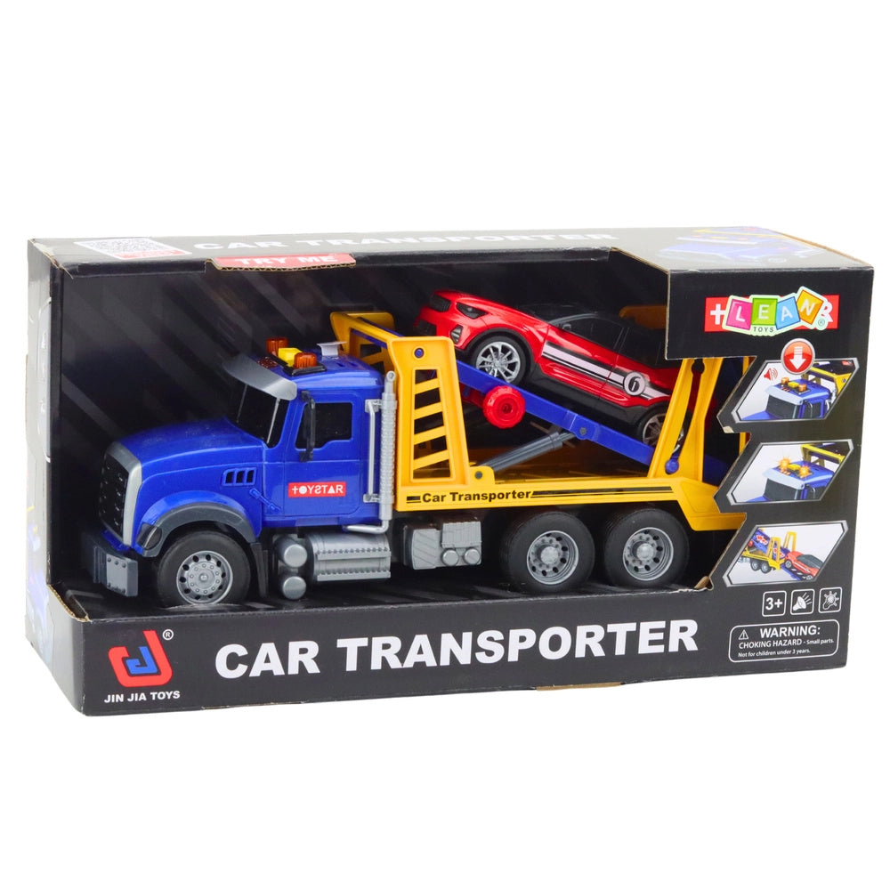 Van Car Transporter with Lights and Sounds