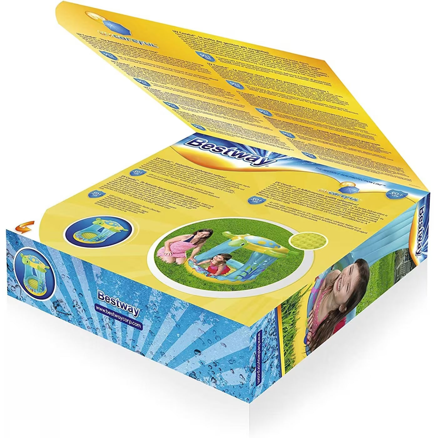 Bestway Childrens Turtle Totz Play And Paddling Pool