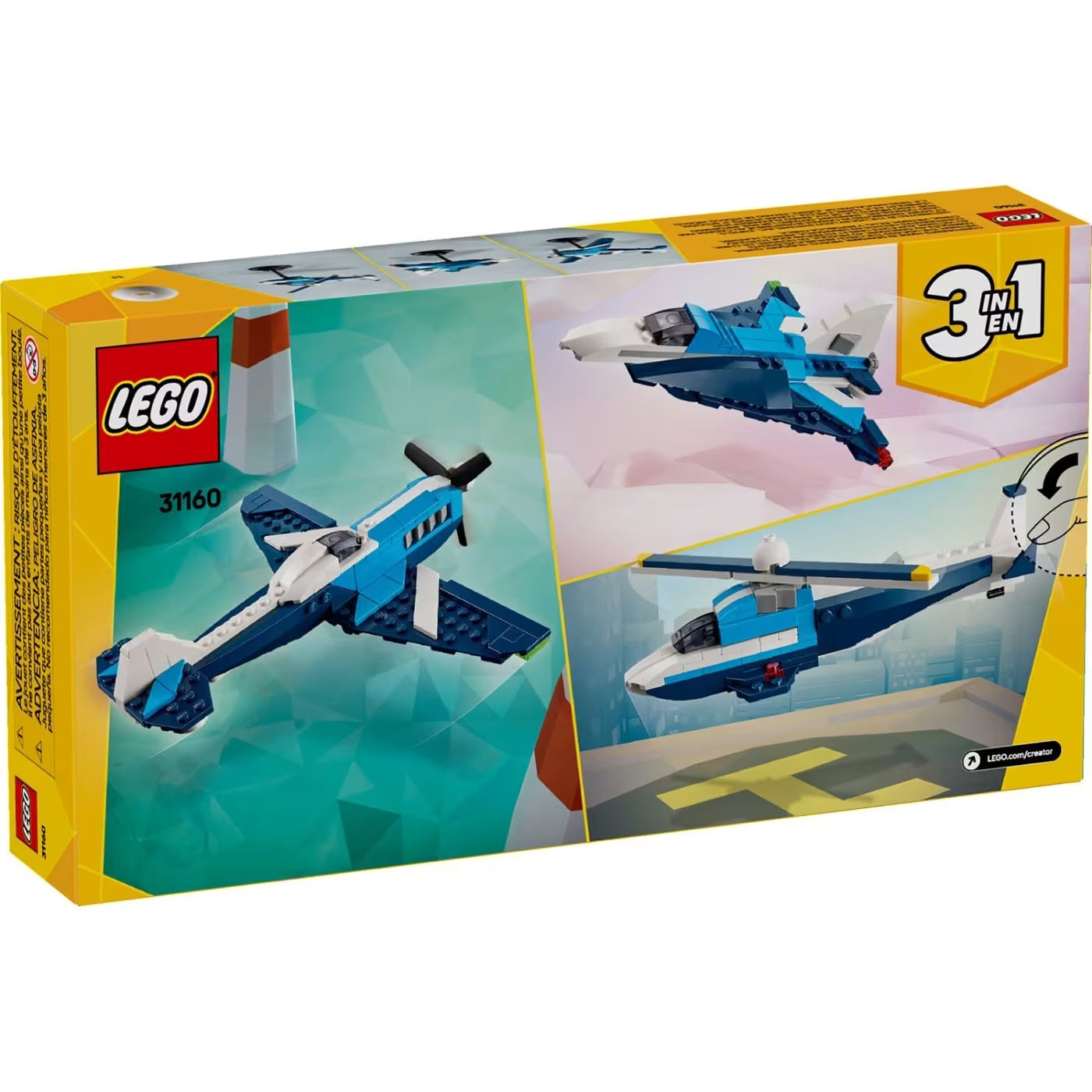 Lego Creator Aircraft: Race Plane, 178 pcs