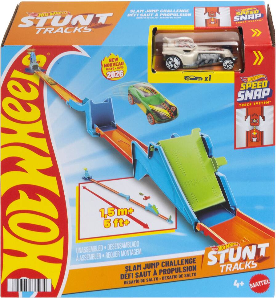 Hot Wheels Speed Snap Slam Jump Challenge JHK78