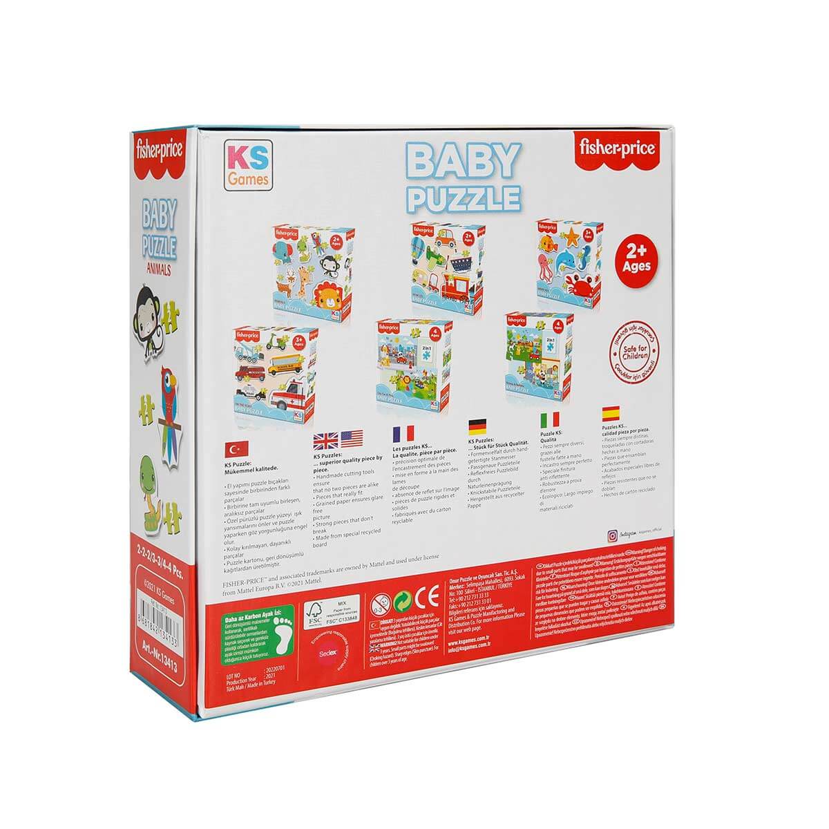 Fisher Price Baby Puzzle Animals
