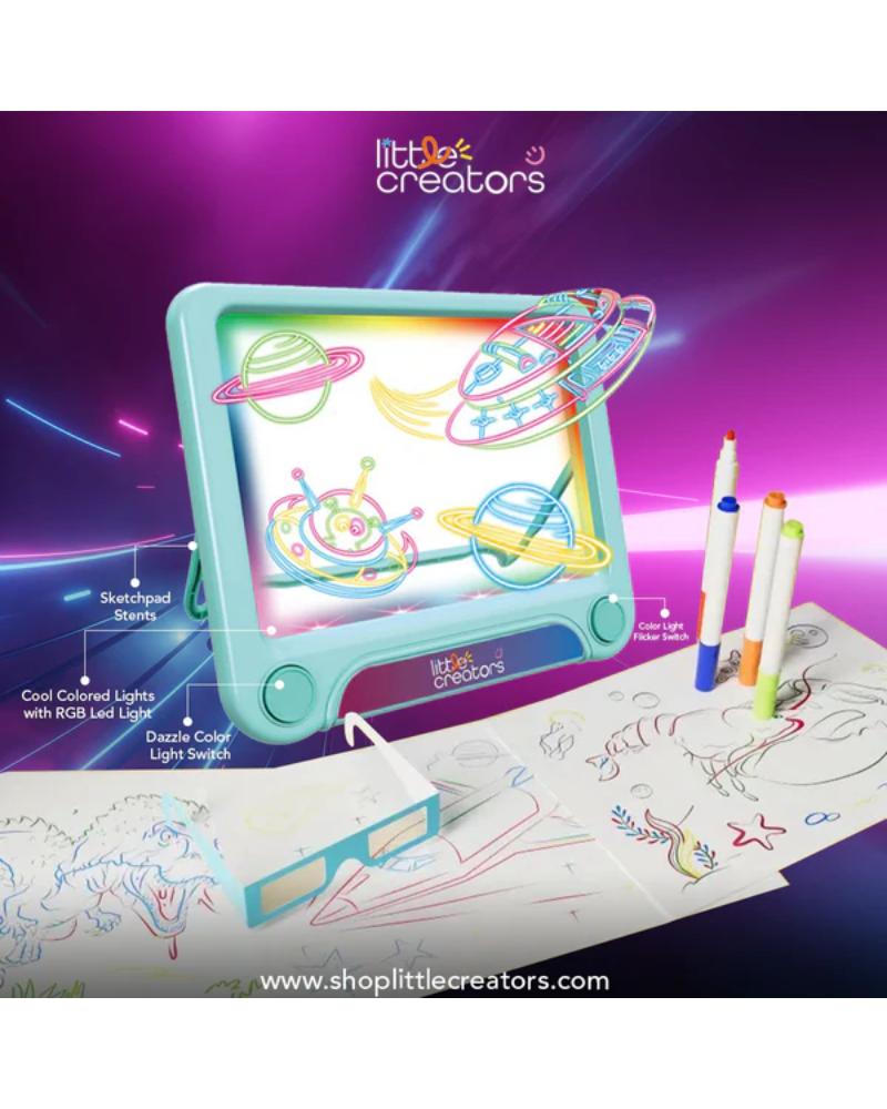 Little Creators 3D Magic Drawing Board – Kids 3D Art & Drawing Set