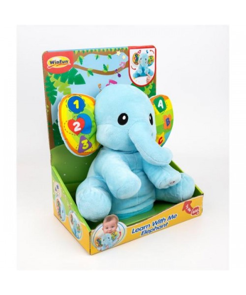 Winfun Interactive Educational Elephant Plush Toy