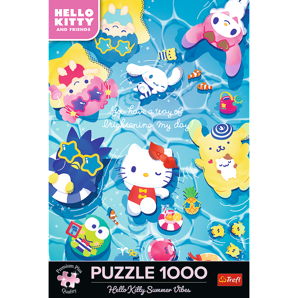 Trefl Premium plus Hello Kitty Summer Relaxation 1000 Pieces