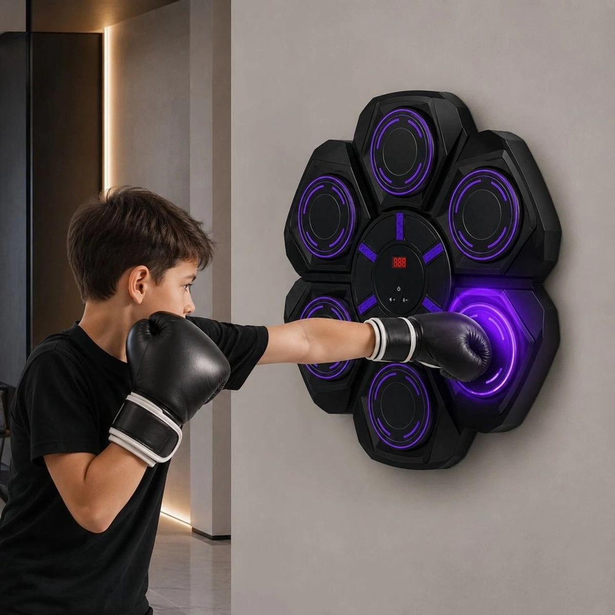 Interactive Musical Boxing Training Pad – 45cm