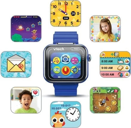 VTech KidiZoom Smartwatch MAX Blue 80-531605 – Kids Smartwatch