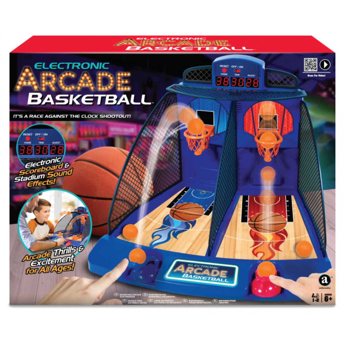Ambassador Arcade Basketball Electronic Game – 2 Players